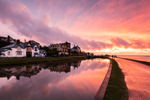 Sunset by Bude Canal