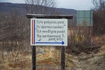 Finland-Norway border at Polmark, Finland