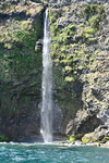 Waterfall on the south east coast of Sao Jorge