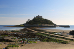 St. Michael's Mount in late afternoon sunshine at low tide