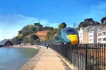 Great Western Railway GWR train passing Boat Cove