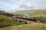 8.8.09 - LMS Duchess No. 6233 1Z47 Carlisle - Crewe, Ais Gill Viaduct
