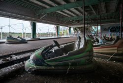 Abandoned Six Flags (New Orleans, LA) | Beach Bang-Up Bumper Cars