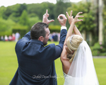 Miskin Manor Bride & Groom LOVE Photo