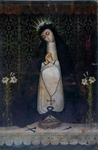 San Diego, nave painting, Our Lady of Sorrows