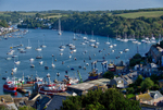Looking down on The River Fowey from Polruan 2