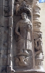 Façade portal, right jamb sculpture