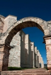E atrial gate & exterior church nave
