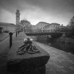 Canal Entrance at Salts Mill (square format)