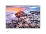 01 9x12 2021-052C Sunset at the Giants Causeway Co Antrim