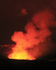 Halemaumau Crater, Kilauea at night