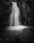 Waterfall and Rock