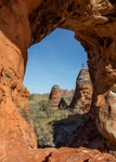 Bungle Bungle through natural window