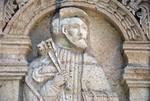 Pilaster relief (left), St. Peter, detail
