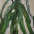 4. Seaweed, Acrylic on Board, 20cm x 20cm