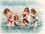 Victorian Beach Scene 35