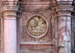 Façade, first tier roundel (right)
