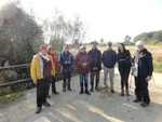 097 Group pose  with the Mausoleum