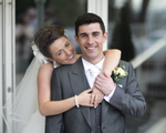 Bride & Groom at Coed Y Mwstwr Hotel, Bridgend