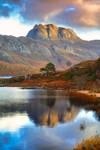Silach Towering over Loch Maree.    ref 1024