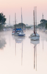 Boat Reflections on Wareham Quay