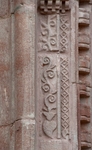Portal, lower story, pilaster relief (left)