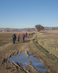 220216 Frozen puddle leaving San Luca