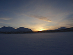 Arctic sunset