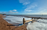 Groynes on Teignmouth Beach