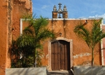 San Juan Bautista, sacristy portal & espadaña