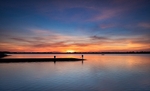Crab fishing at Malahide Estuary