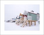 'Beach Huts in the Snow' Wells and Holkham
