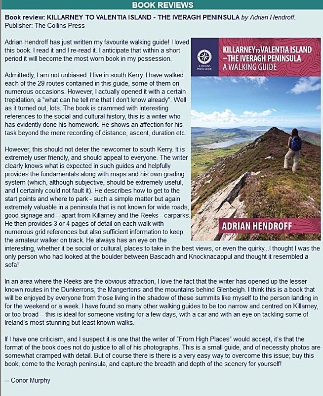 KIllarney to Valentia Island - Mountain Views review - August 2015