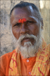 India Porbandar holy man 2 in park
