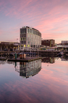 Reflections of the Hilton, Salthouse Dock, Liverpool (1)