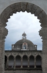 Upper cloister walk arch