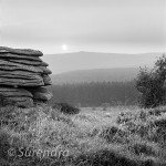 Sunset near Fernworthy Dartmoor UK
