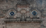 Façade, choir loft windows & Passion Angels