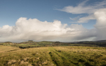4344 Bromlow Callow from Stapely Hill, passing storm