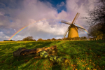 z1717 Showery Day, Bembridge Windmill