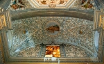 Transept vault, strapwork & lunette