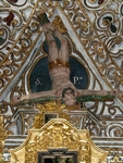 W transept, St. Peter crucified
