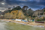 z3371 A Winter Day on Shanklin Chine Beach