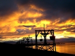 Sunset in Longyearbyen 8260013