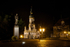 Loreta & Statue of Edvard Benes at night