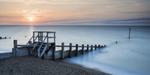 Wooden Steps Over Groynes - Felixstowe - Sufflok