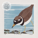In the Estuary - linocut