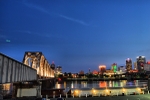 Junction Bridge At Dusk