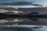 Moonset Sheephaven Bay Muckish Mountain