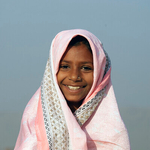 Smiling young boy India